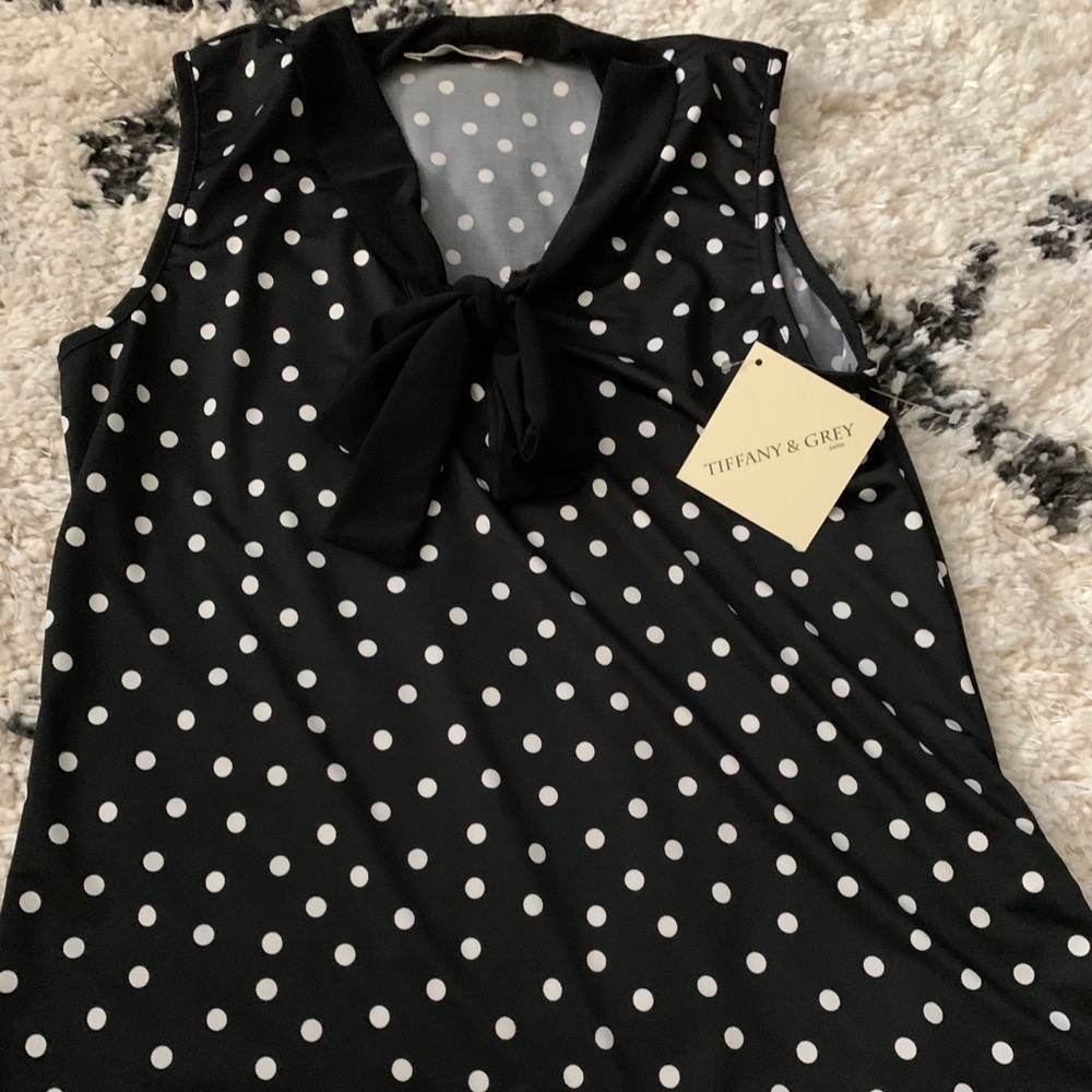 Polka dot blouse